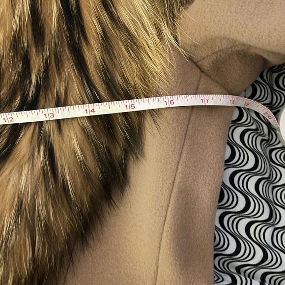 Sam ludlow wool jacket with fur collar - Picture 5 of 7